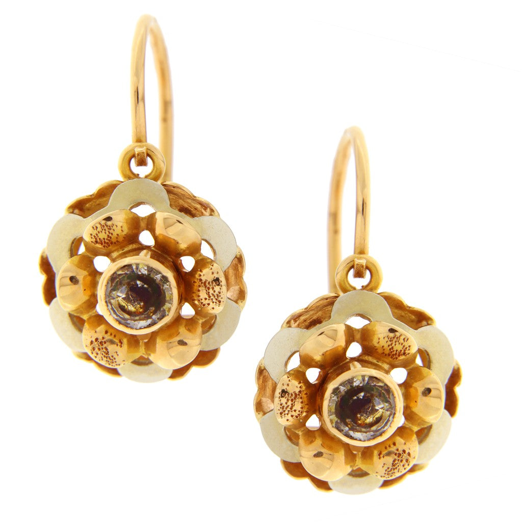 Orecchini Vintage Monachelle a Fiore