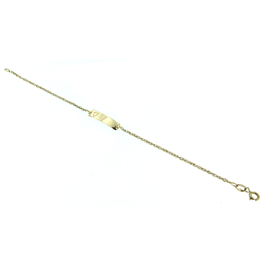 Bracciale Corda Torchon + Targhetta con Cuore