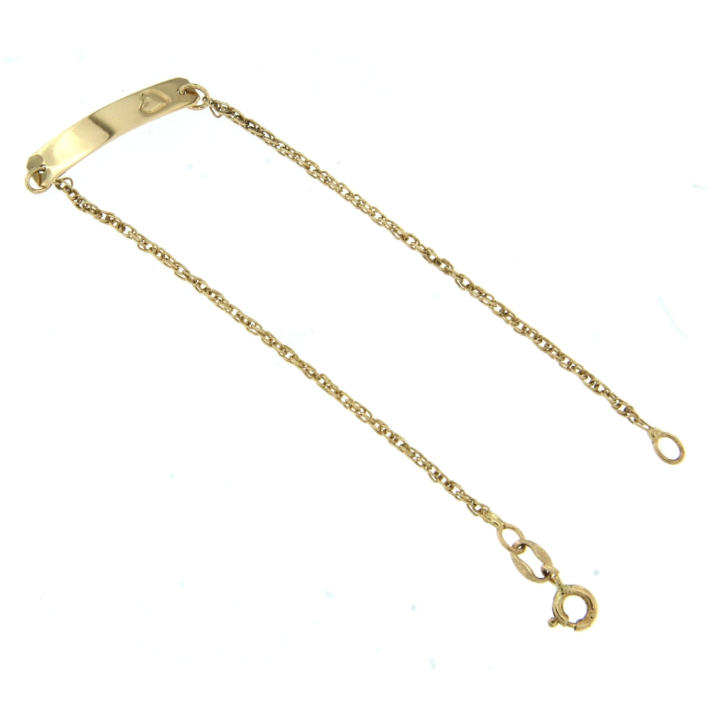 Bracciale Corda Torchon + Targhetta con Cuore