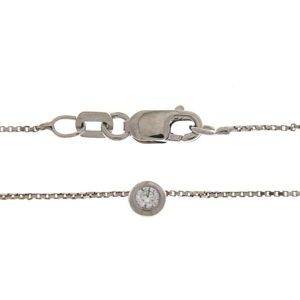 Collana Punto Luce da 0,02 ct