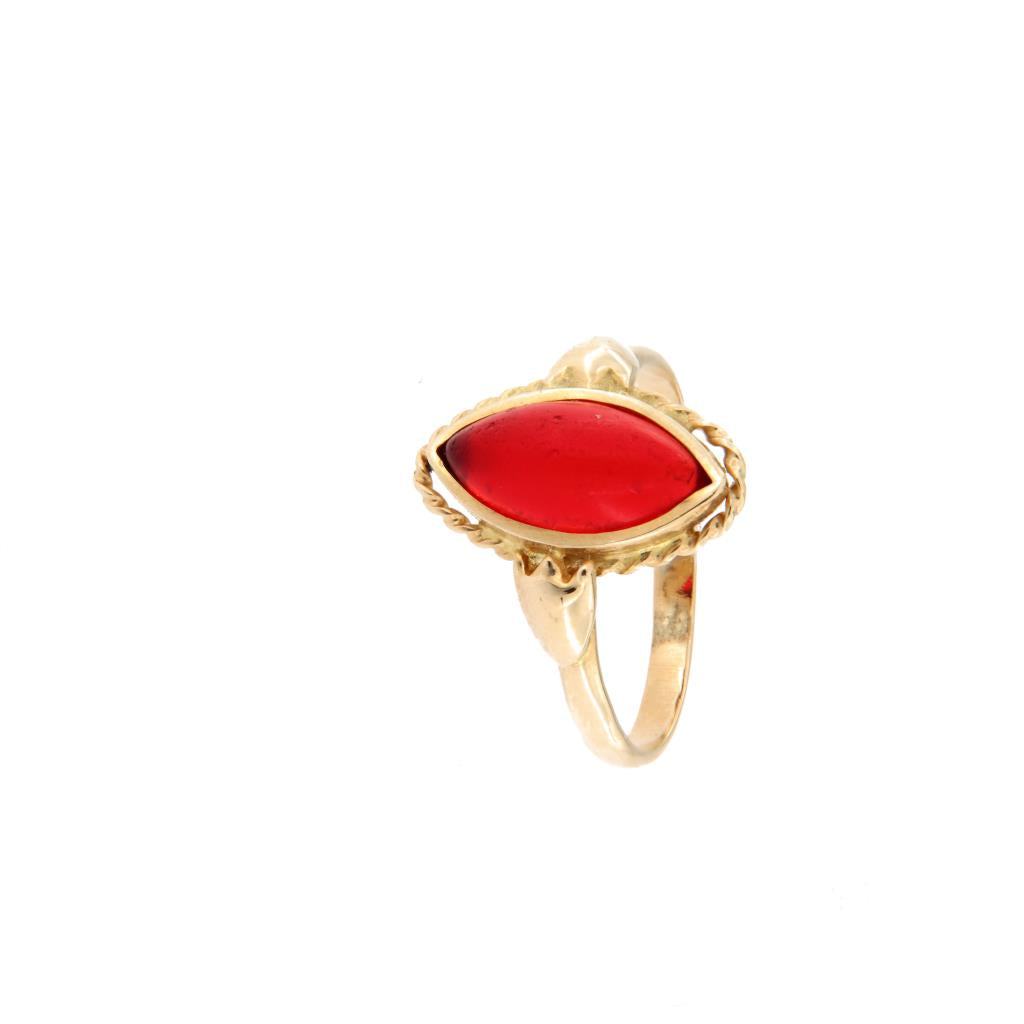 Anello Rombo Rosso