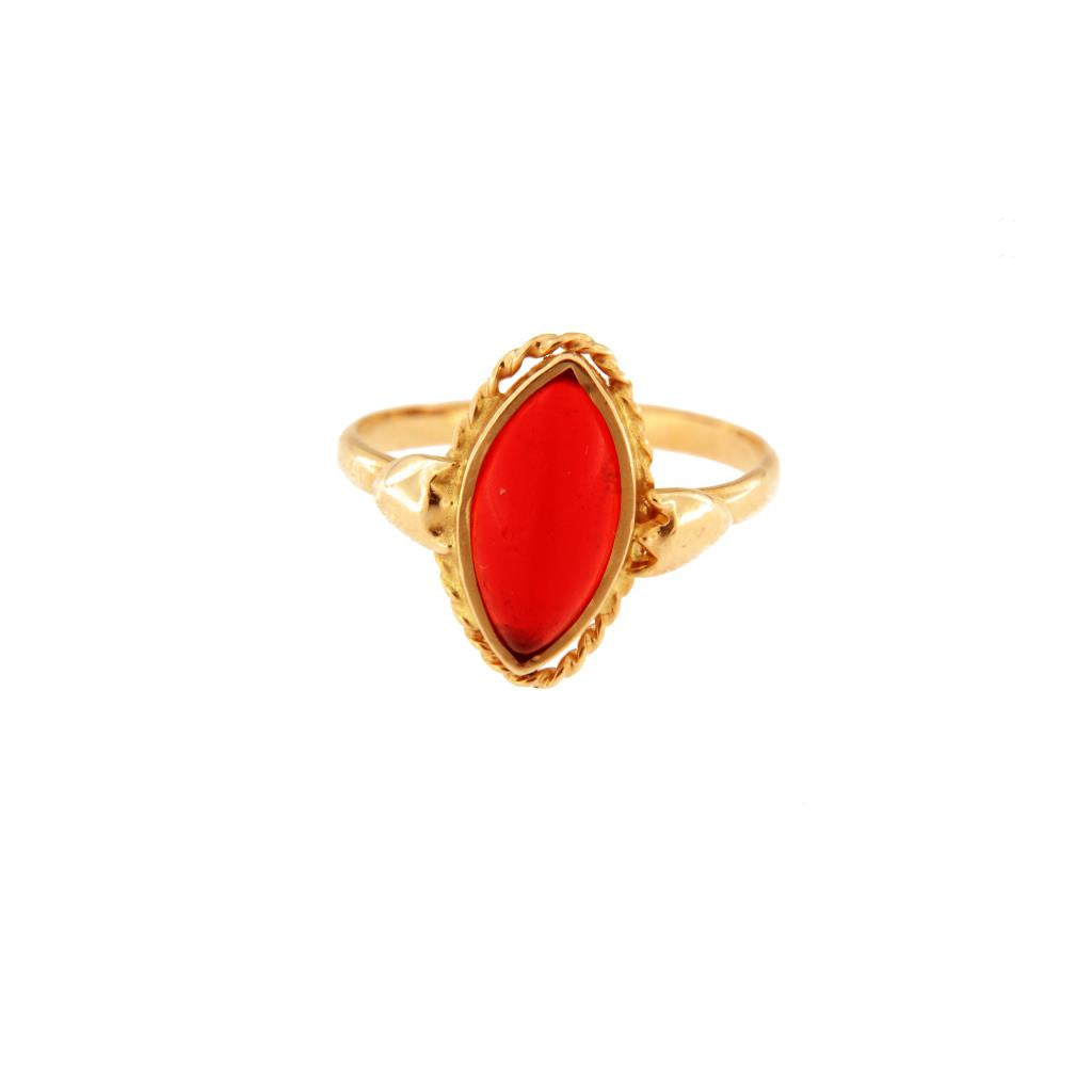 Anello Rombo Rosso
