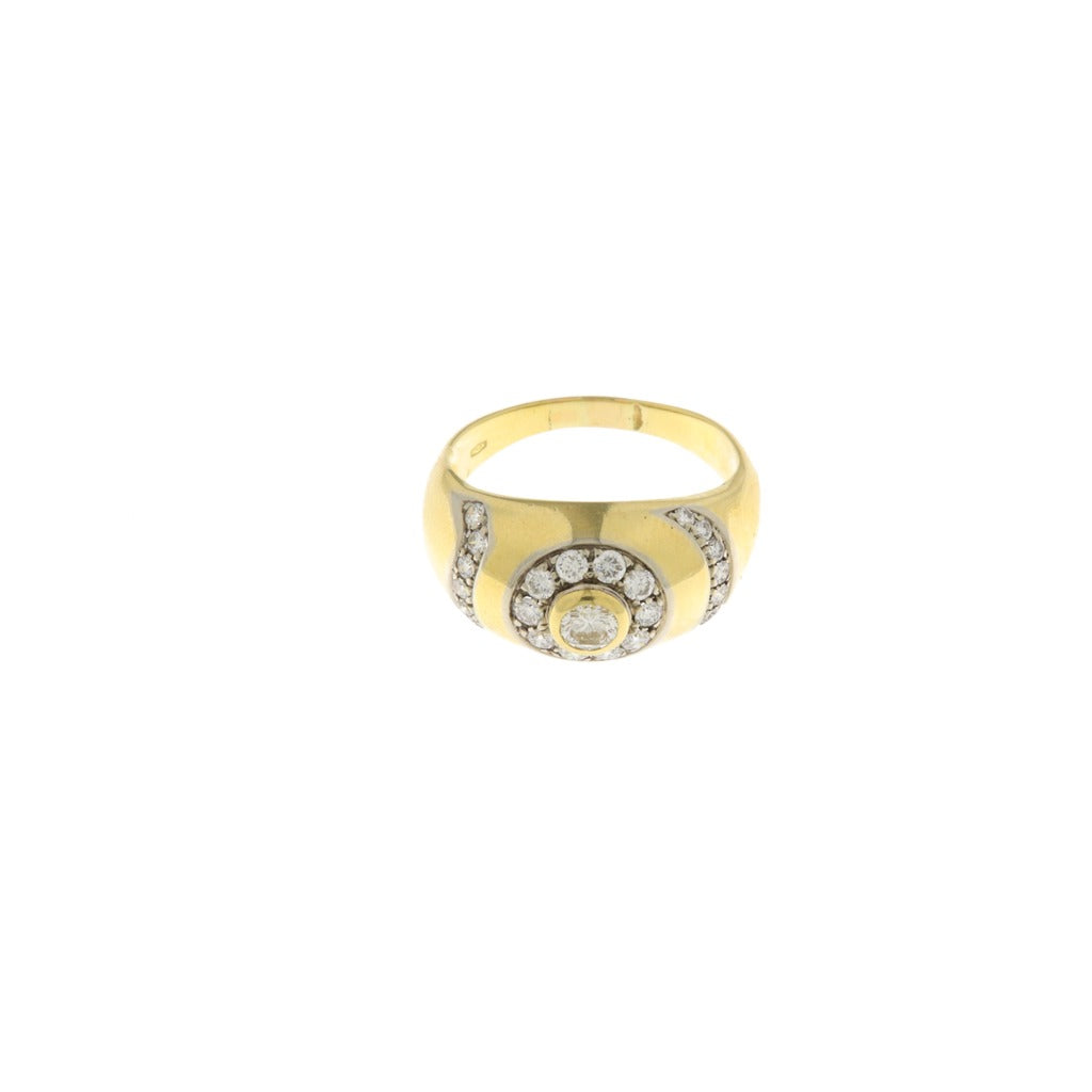 Anello Fascia Diamanti da 0,25 / 0,05 / 0,02 CT (Articolo Non in Saldo)