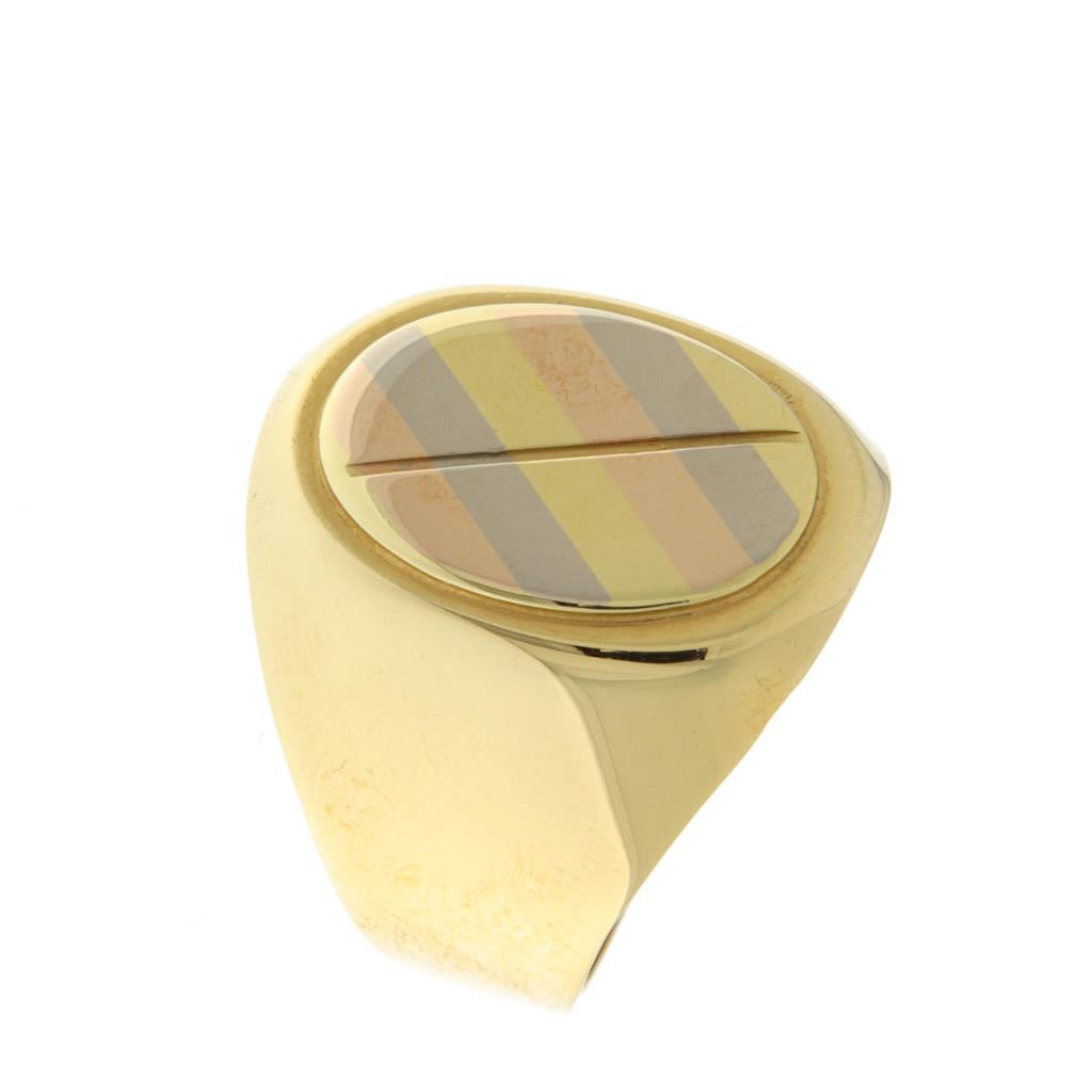 Anello Sigillo Ovale Treori