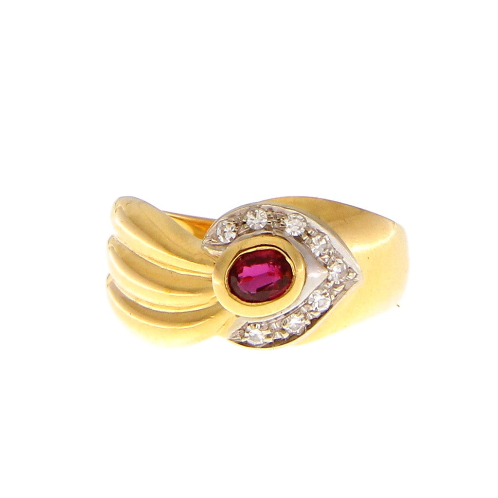 Anello Fascia Onde e Pietre