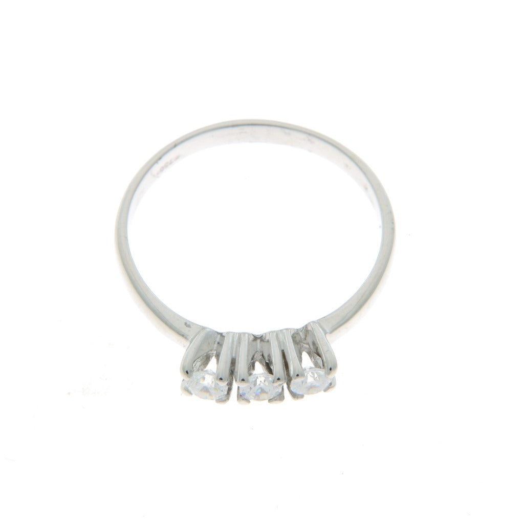 Anello Trilogy Zirconi