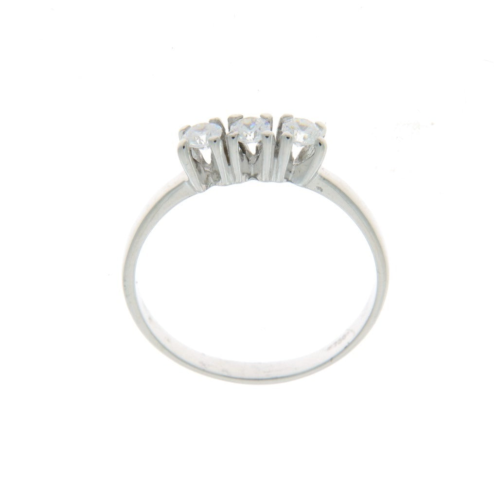 Anello Trilogy Zirconi