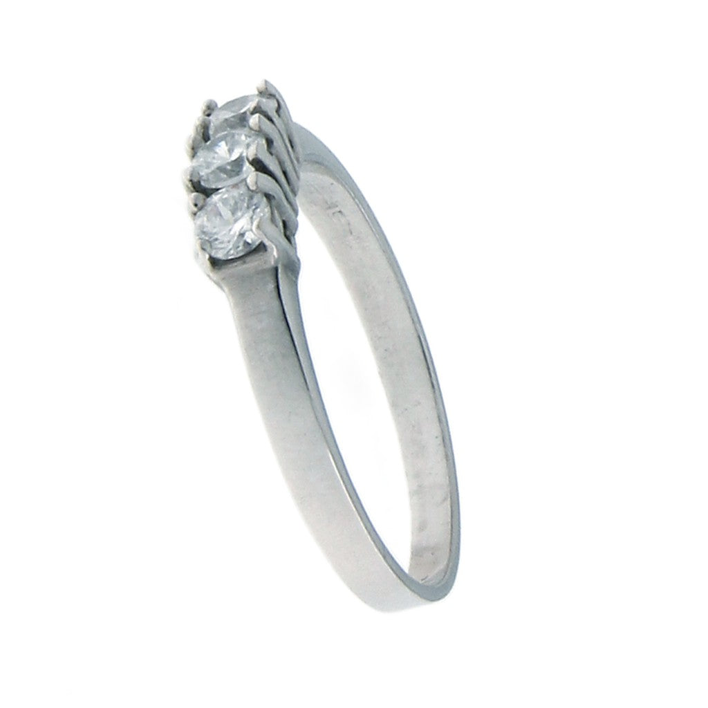 Anello Trilogy Zirconi