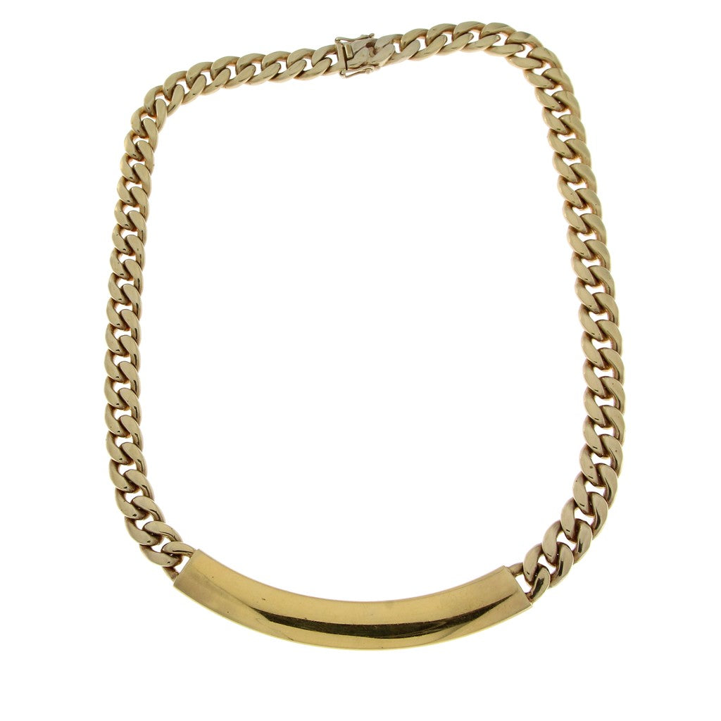 Collana in Argento: Grumetta Collier Girocollo Dorato