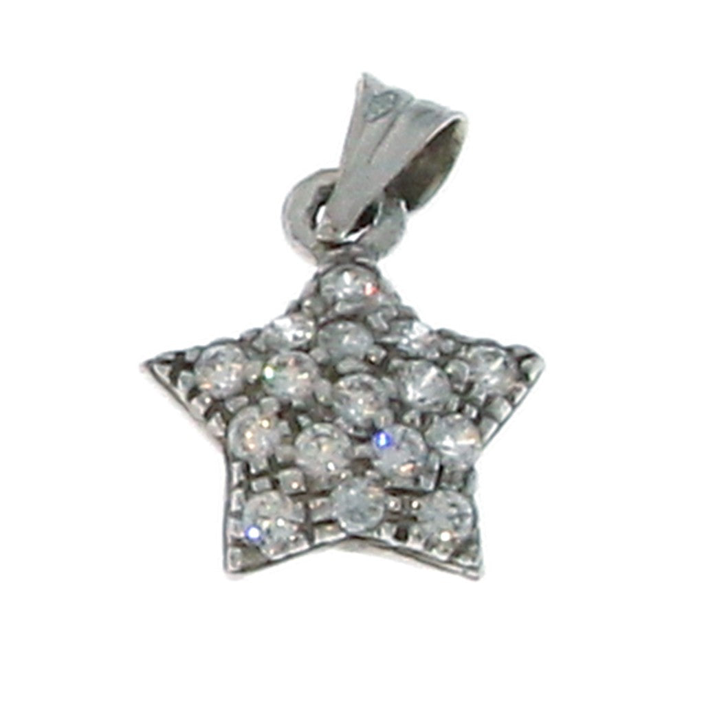 Ciondolo Stella con Pavè di Zirconi