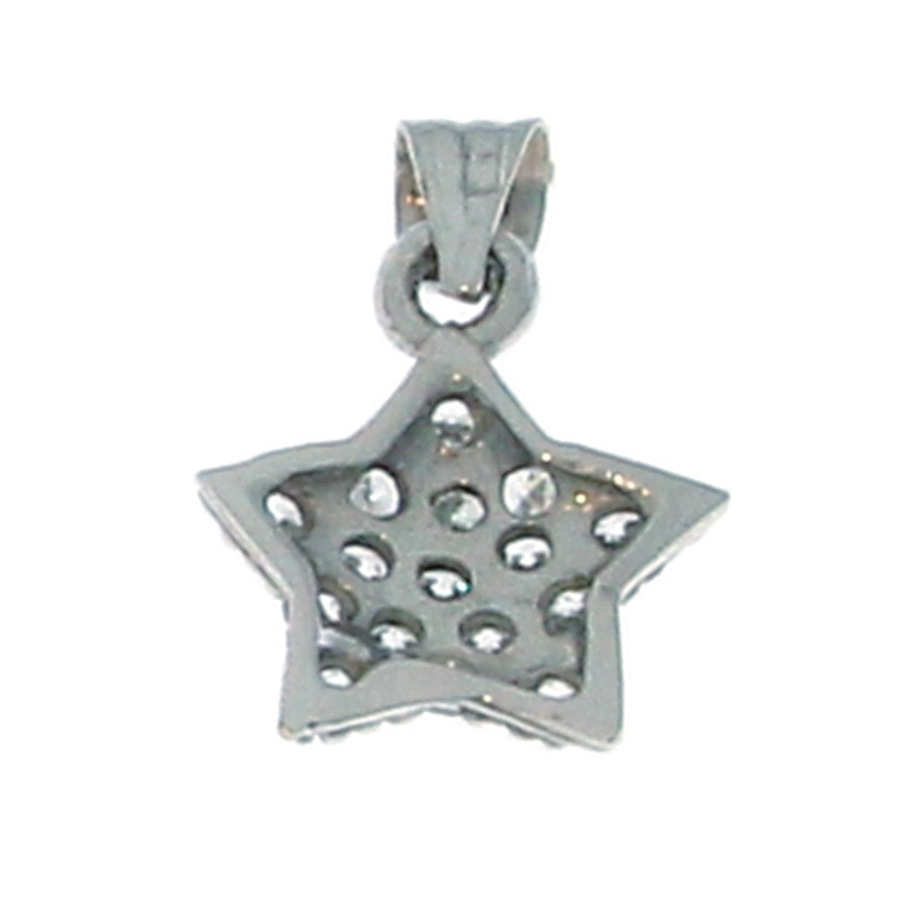 Ciondolo Stella con Pavè di Zirconi