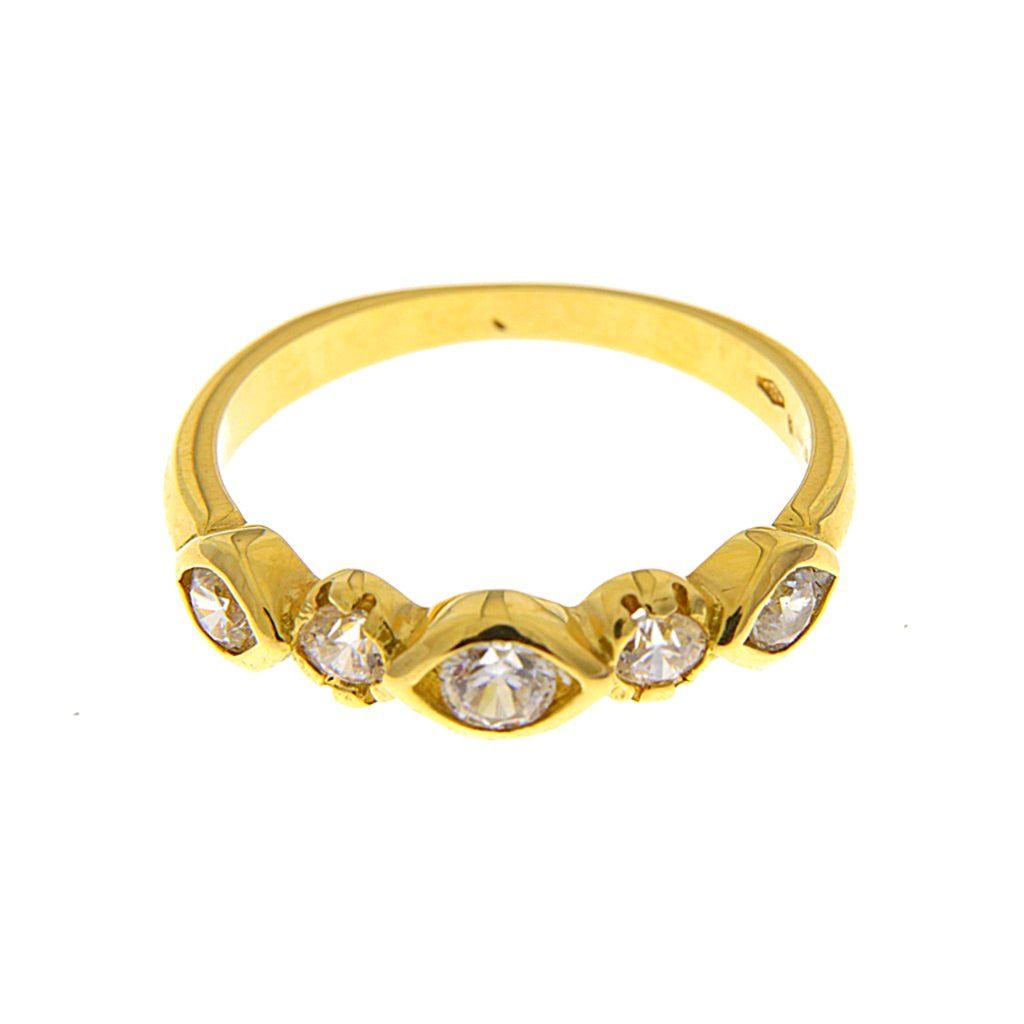Anello Riviera Zirconi