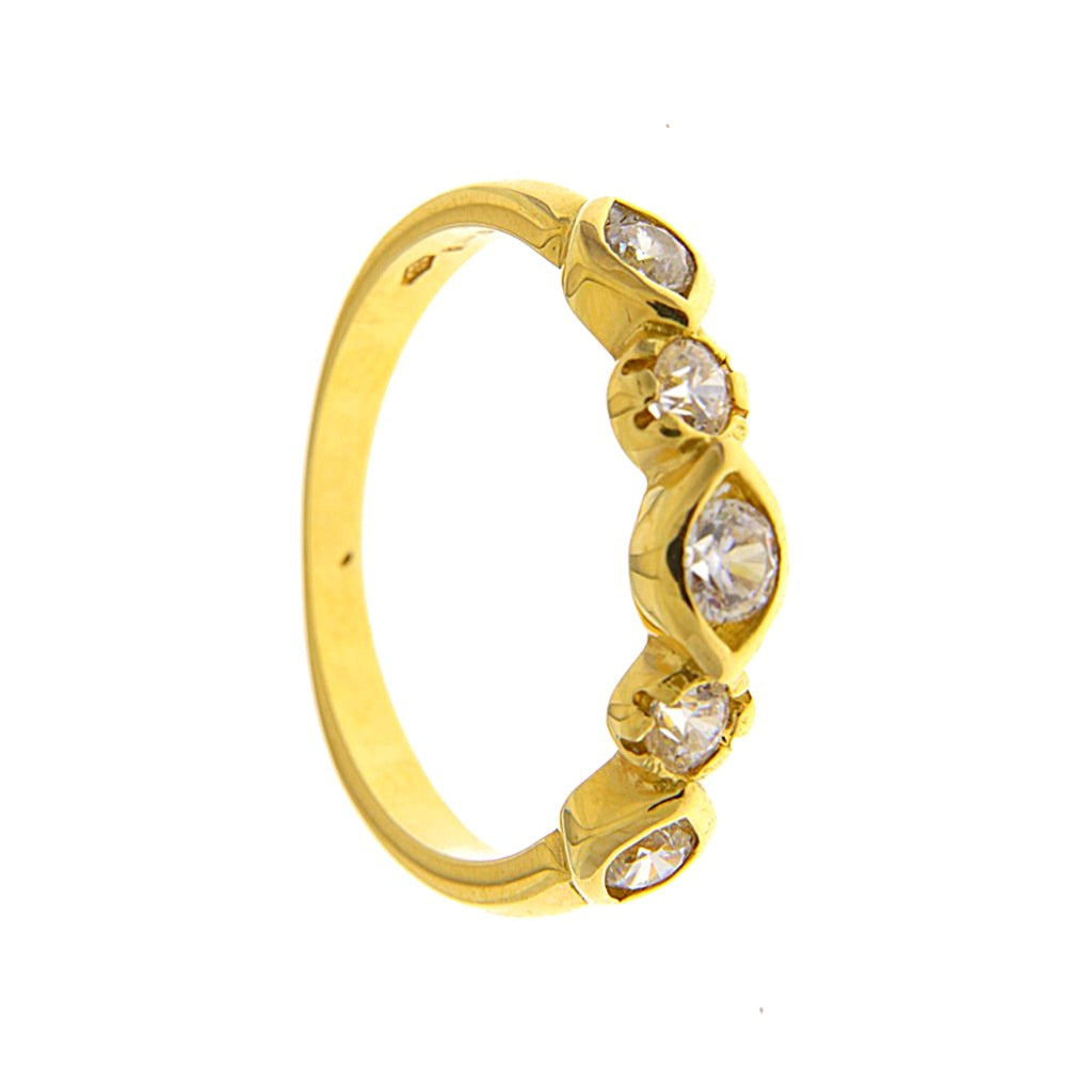 Anello Riviera Zirconi