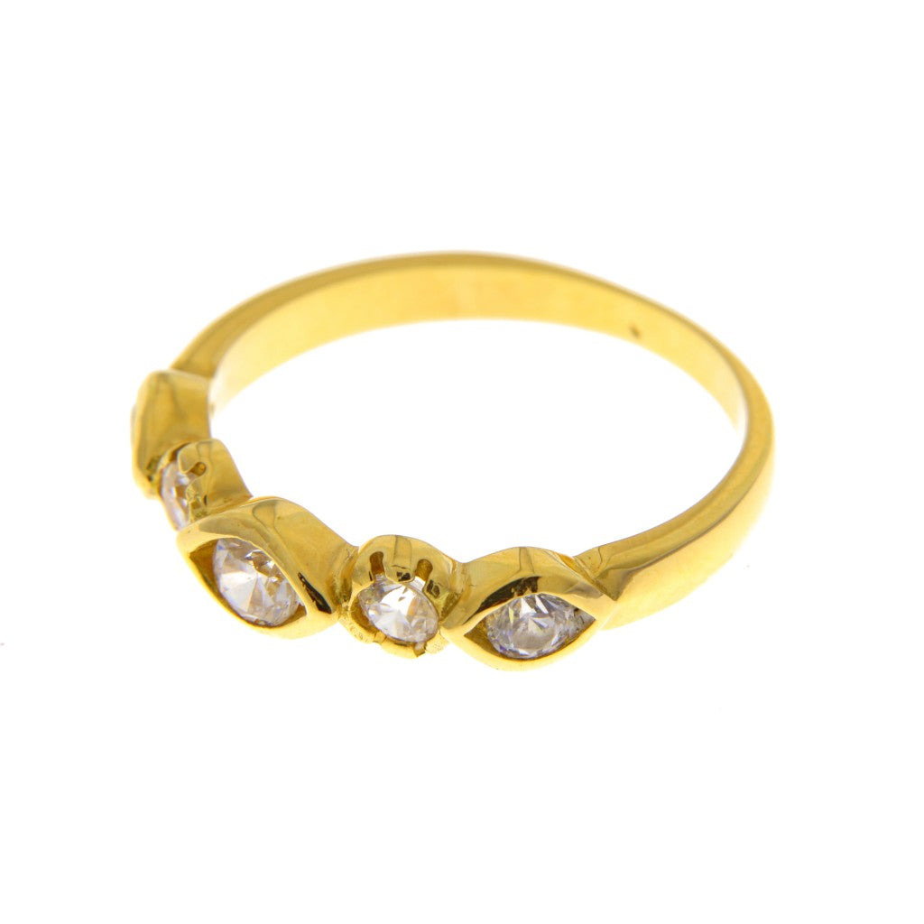 Anello Riviera Zirconi