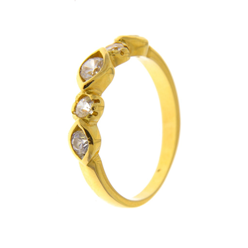 Anello Riviera Zirconi
