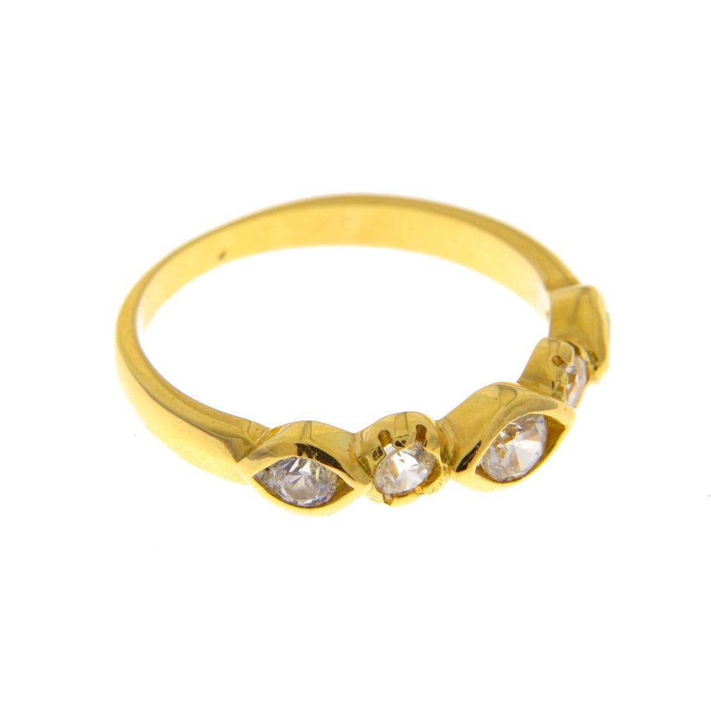 Anello Riviera Zirconi