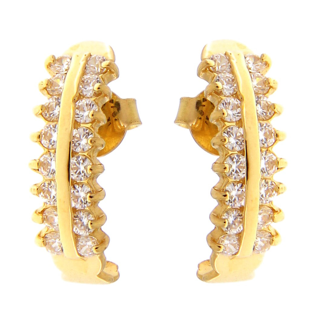 Orecchini Copri Lobo con Zirconi