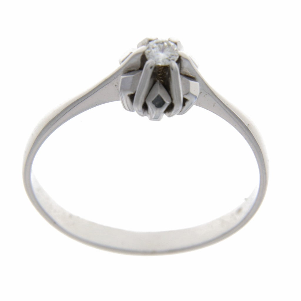 Anello Solitario con Zircone