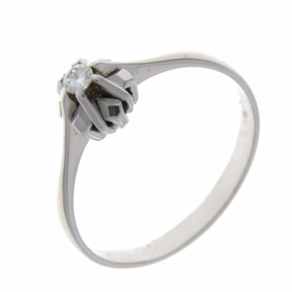 Anello Solitario con Zircone