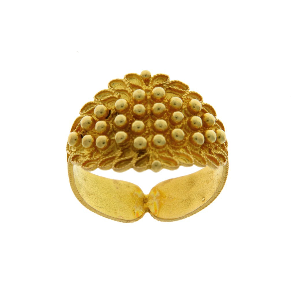 Anello Fede Sarda Campidanese a 3 File