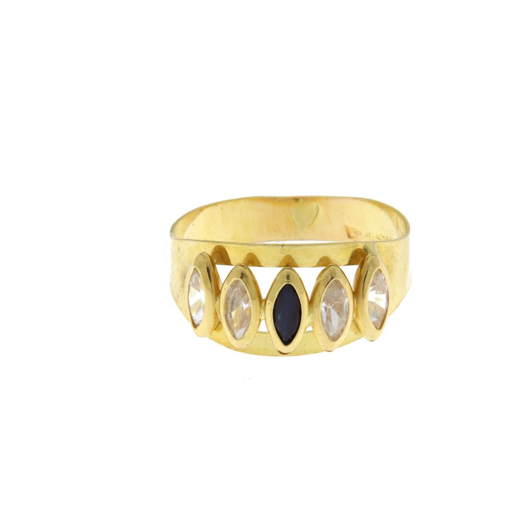 Anello Fascia con Pietre