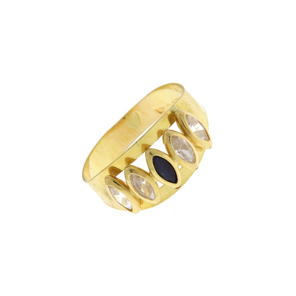 Anello Fascia con Pietre