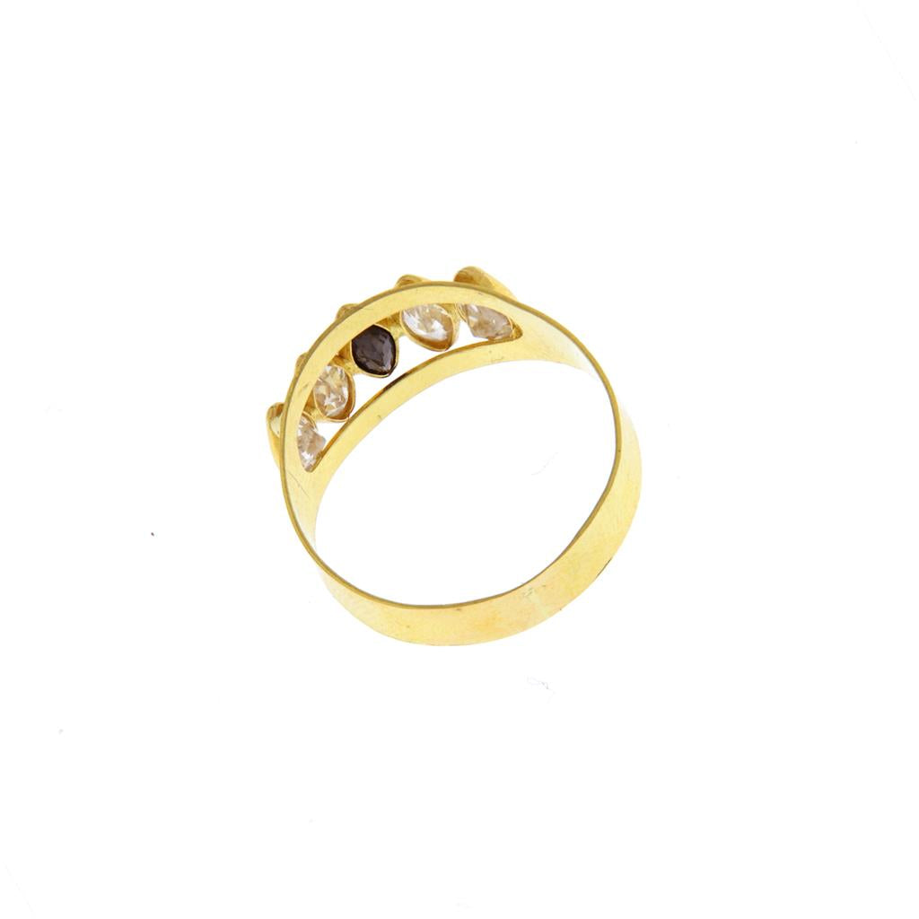 Anello Fascia con Pietre