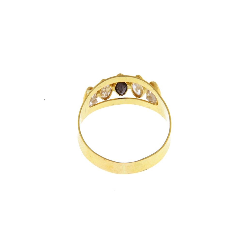Anello Fascia con Pietre