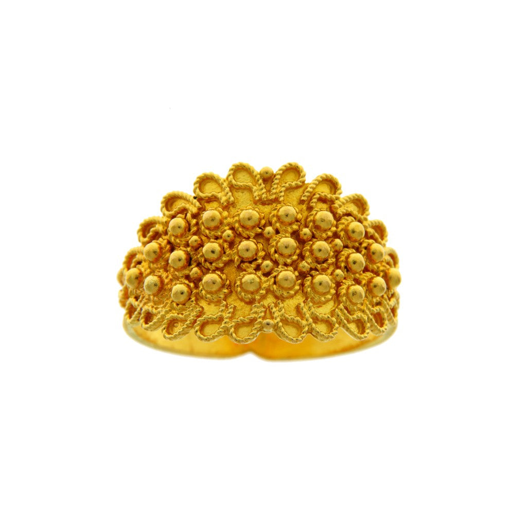 Anello Fede Sarda Campidanese a 3 File