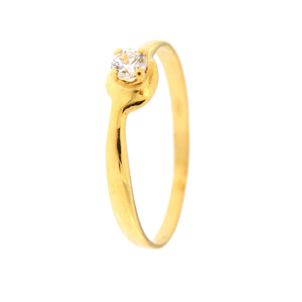 Anello Solitario Zircone