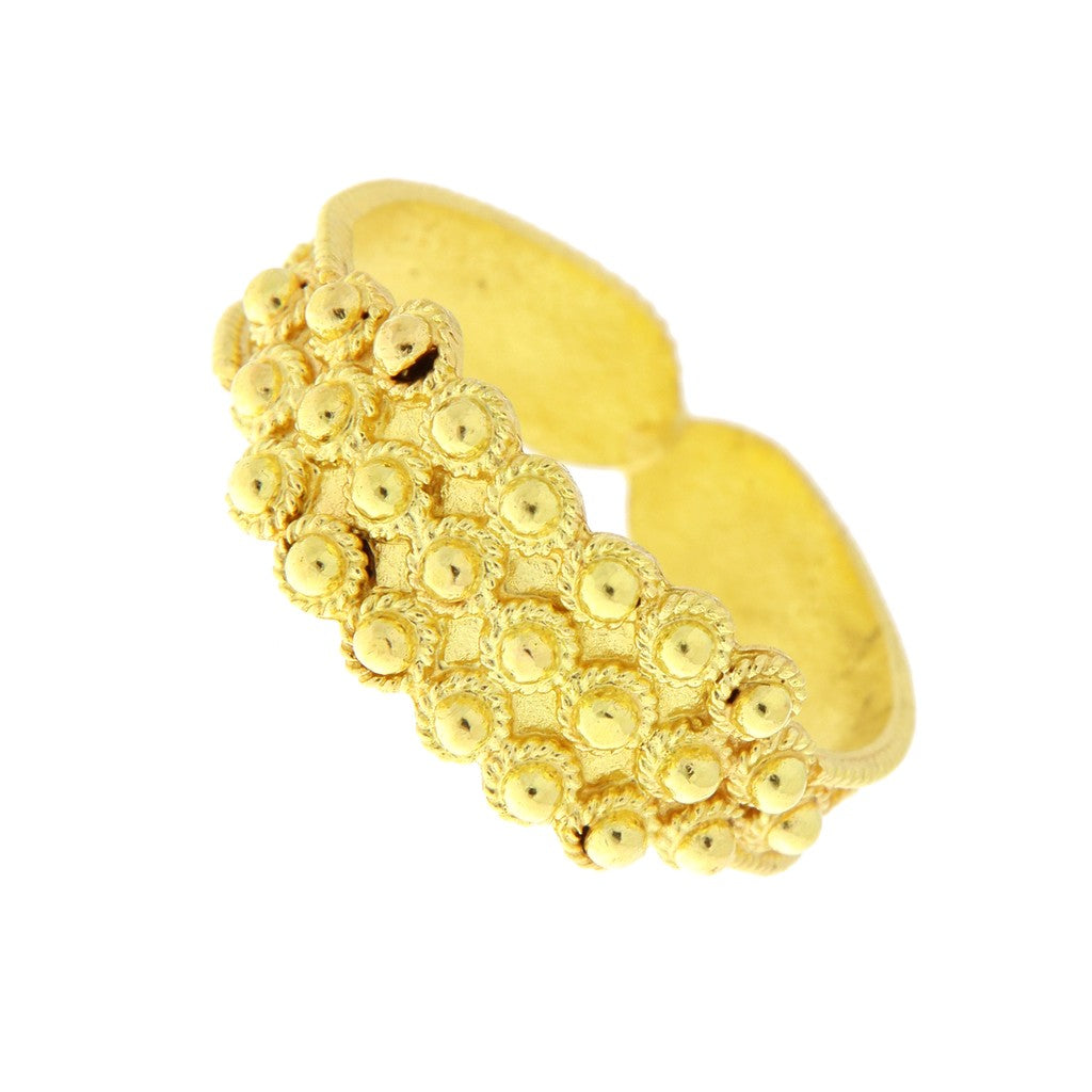 Anello Fede Sarda Campidanese a 3 File