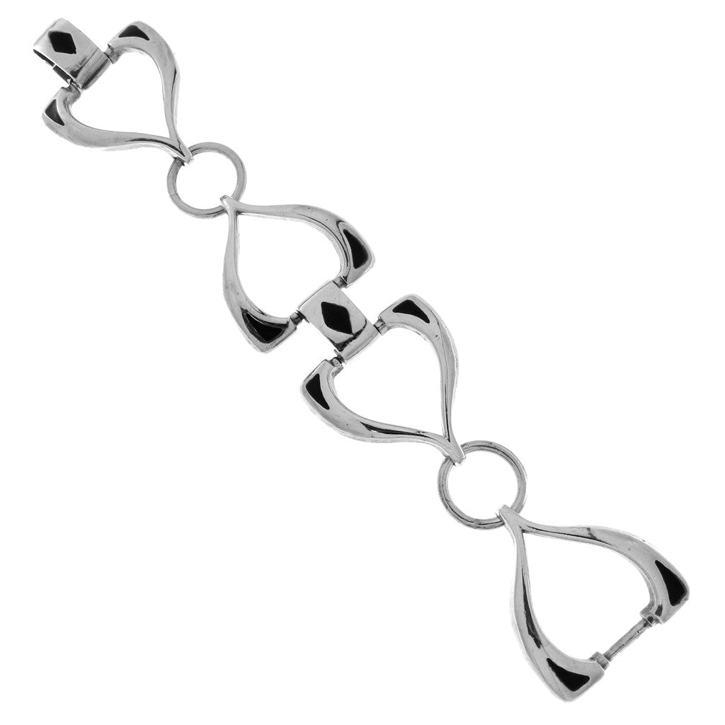 Bracciale in Argento: a Clessidra