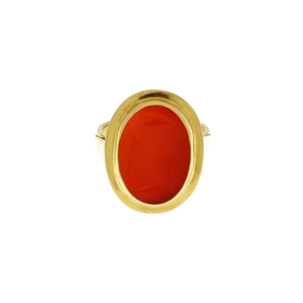 Anello Cammeo Rosso