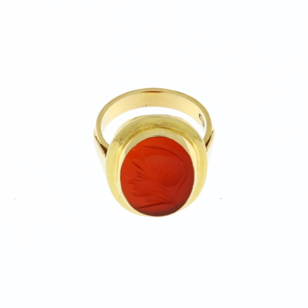 Anello Cammeo Rosso