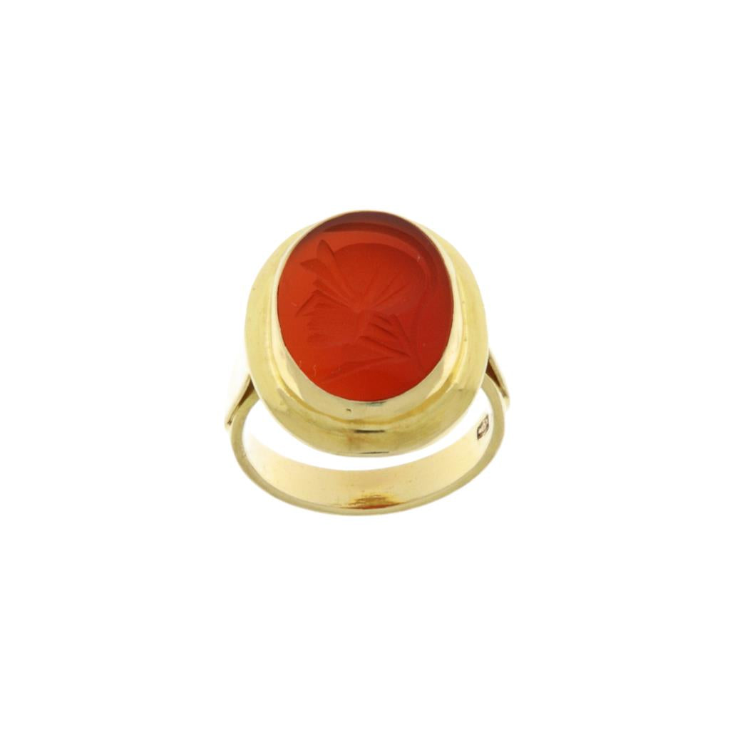 Anello Cammeo Rosso