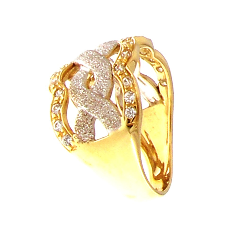 Anello Intreccio due ori