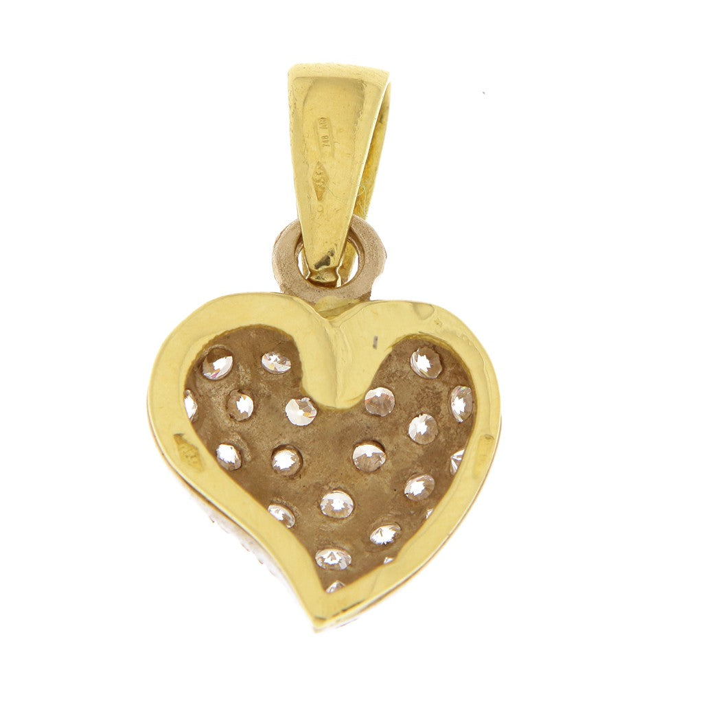 Ciondolo Cuore con Zirconi