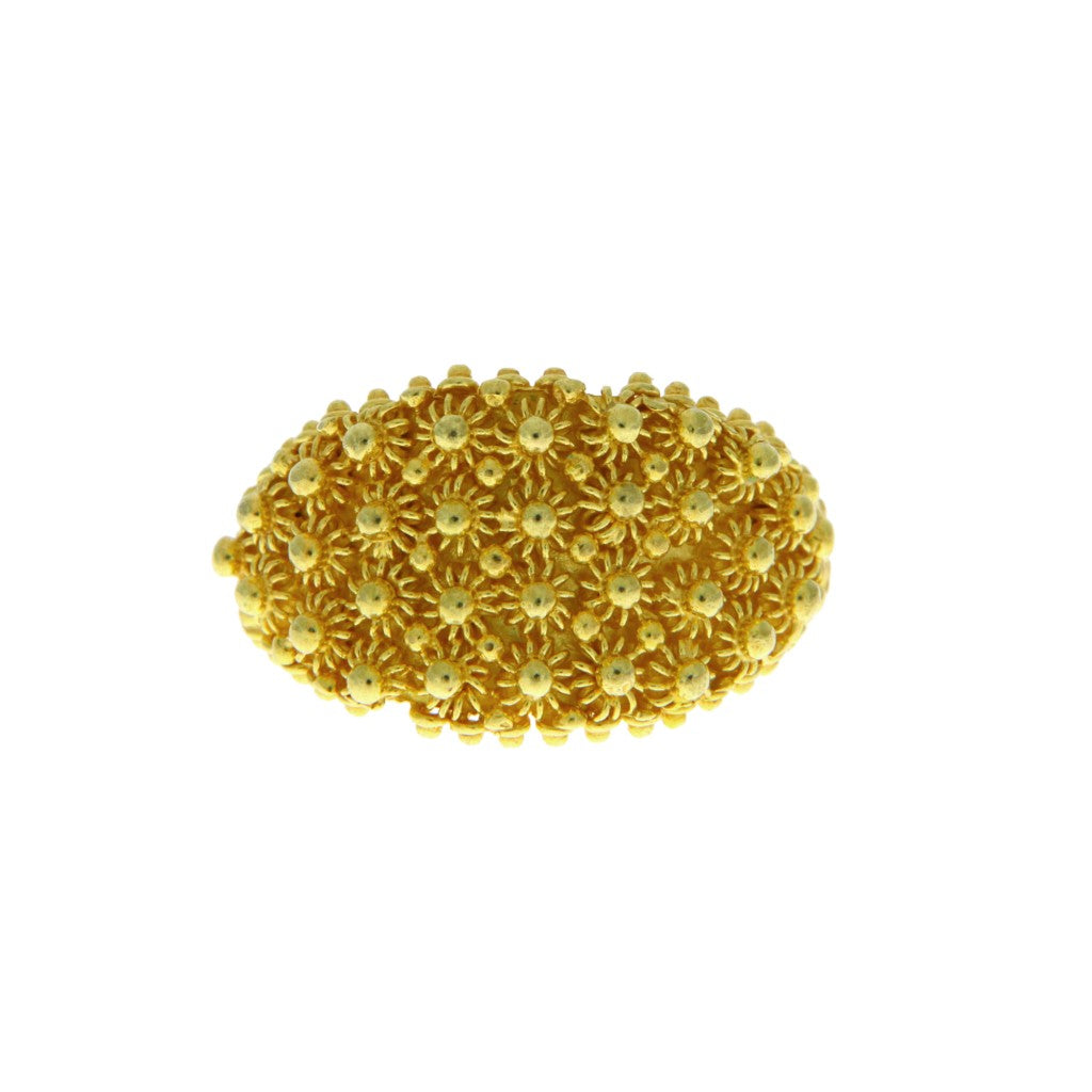 Anello Fede Sarda Nuorese a 4 File