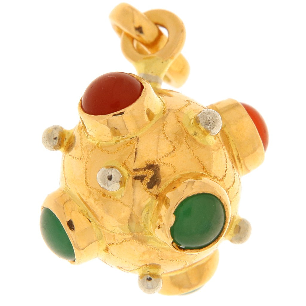 Ciondolo Mina con Pietre Colorate