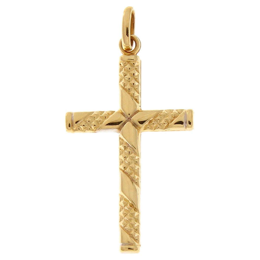 Ciondolo Croce Lavorata