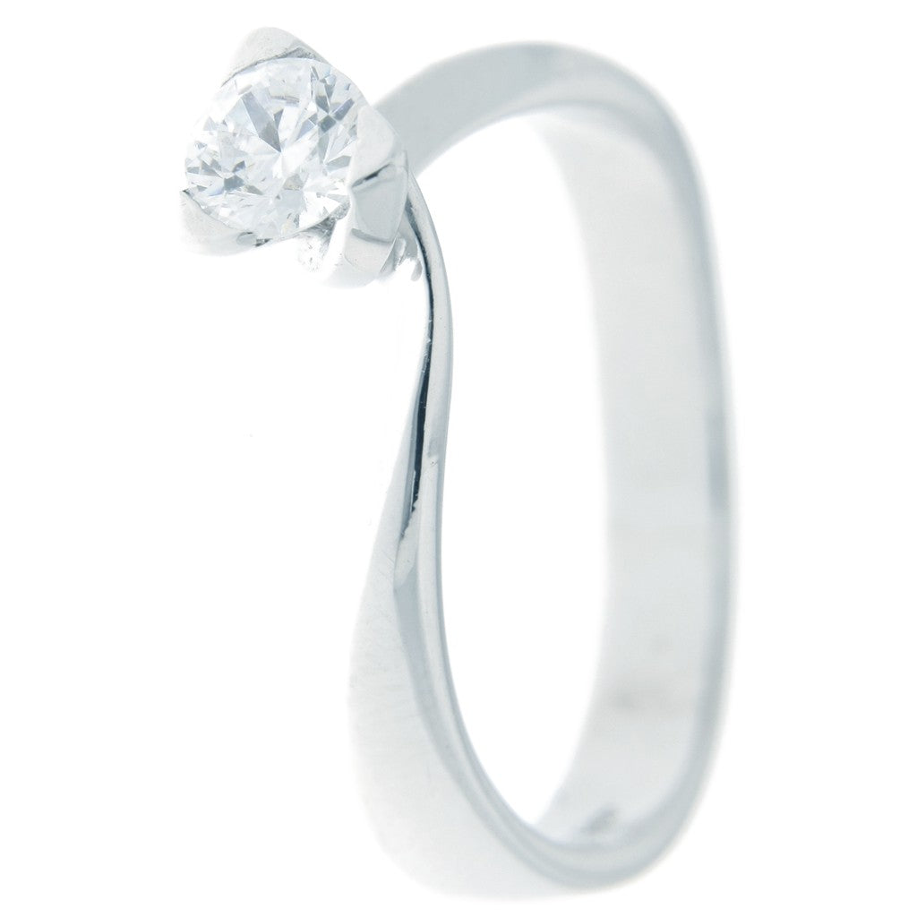 Anello Solitario Zircone