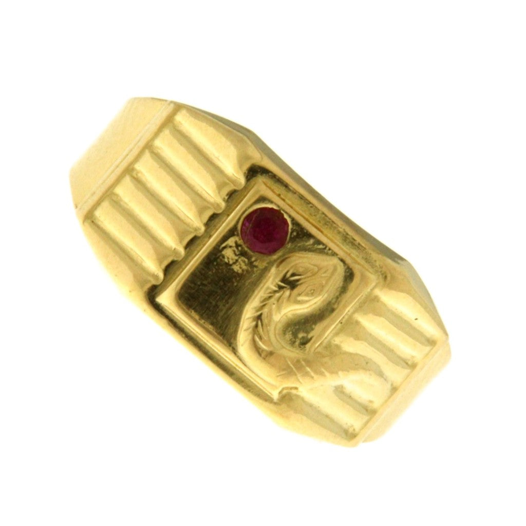 Anello Sigillo con Serpe