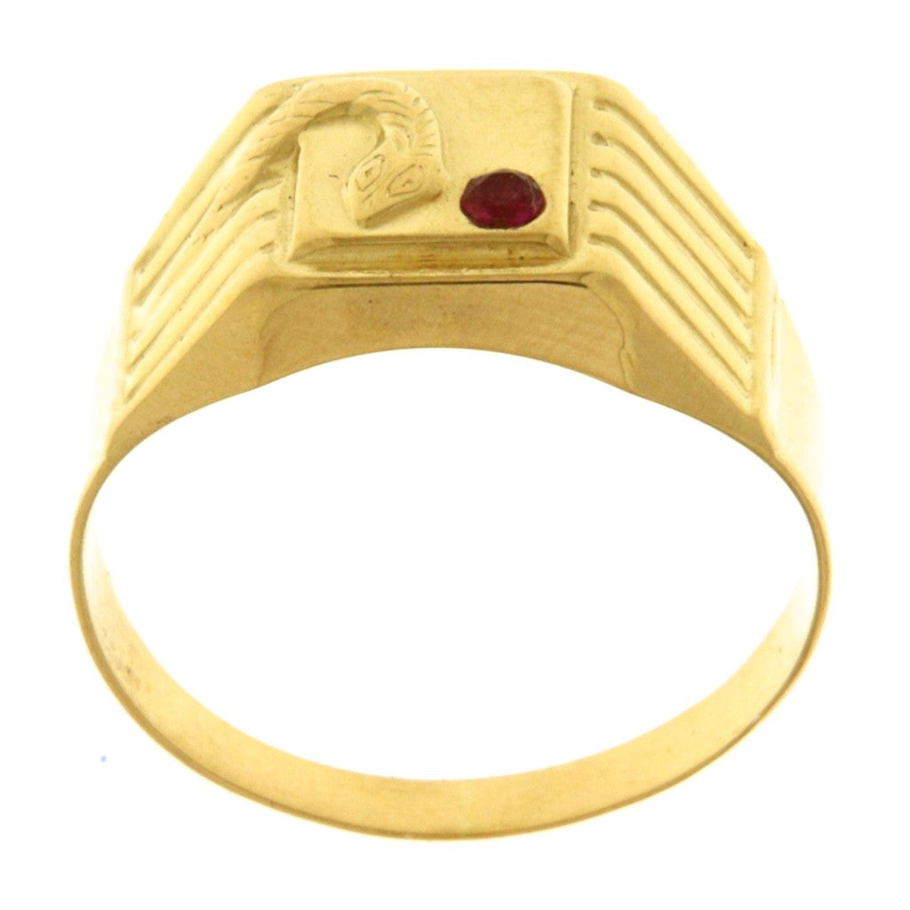 Anello Sigillo con Serpe