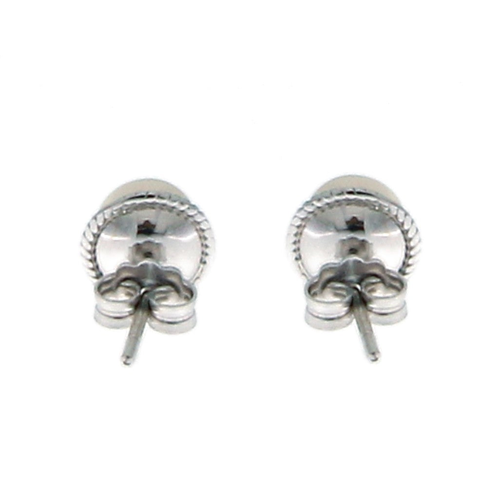 Orecchini Perla con Cornice Torchon