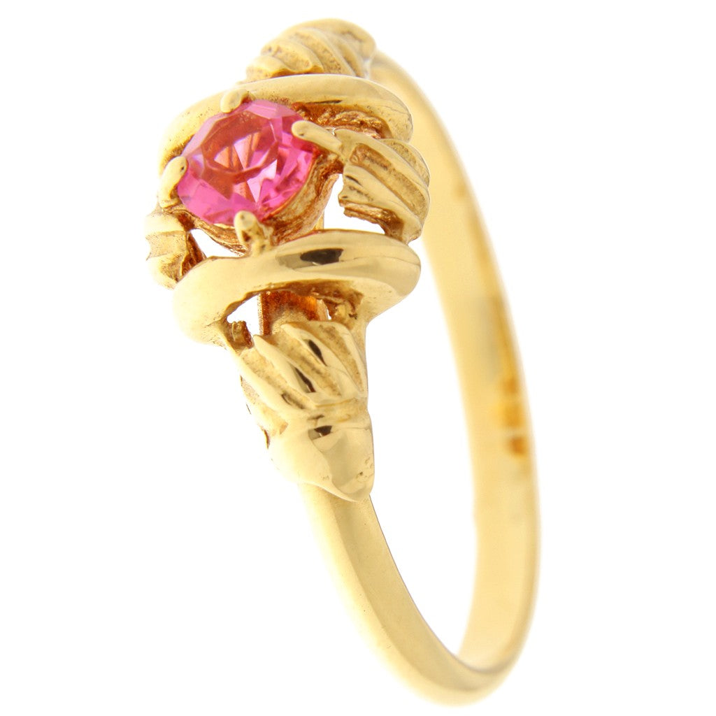 Anello con Pietra Rosa