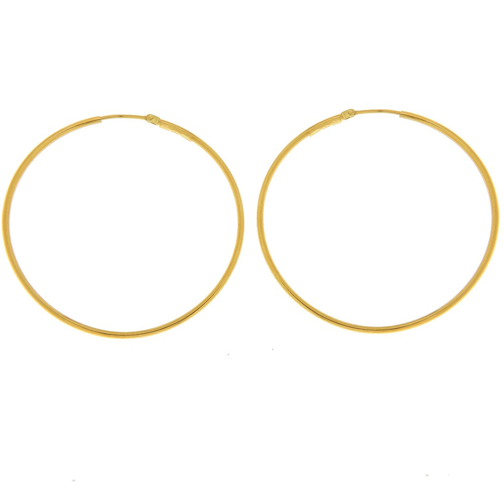 Orecchini a Cerchio Grande Sottili
