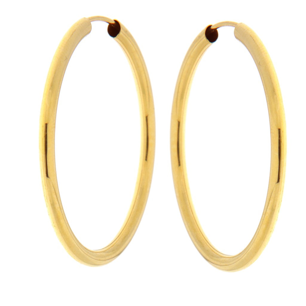 Orecchini a Cerchio Liscio