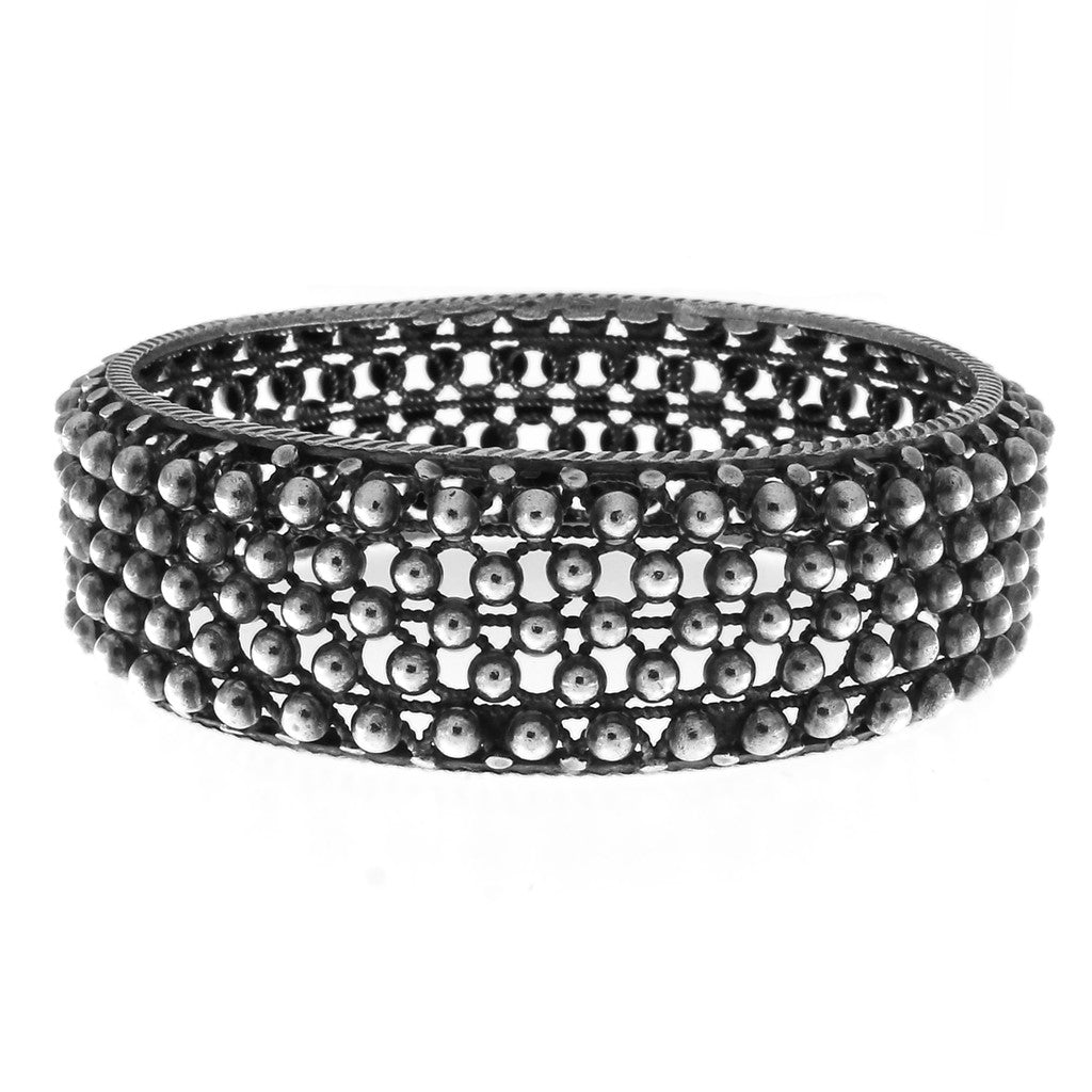 Bracciale in Argento: Cerchio Rigido Traforato