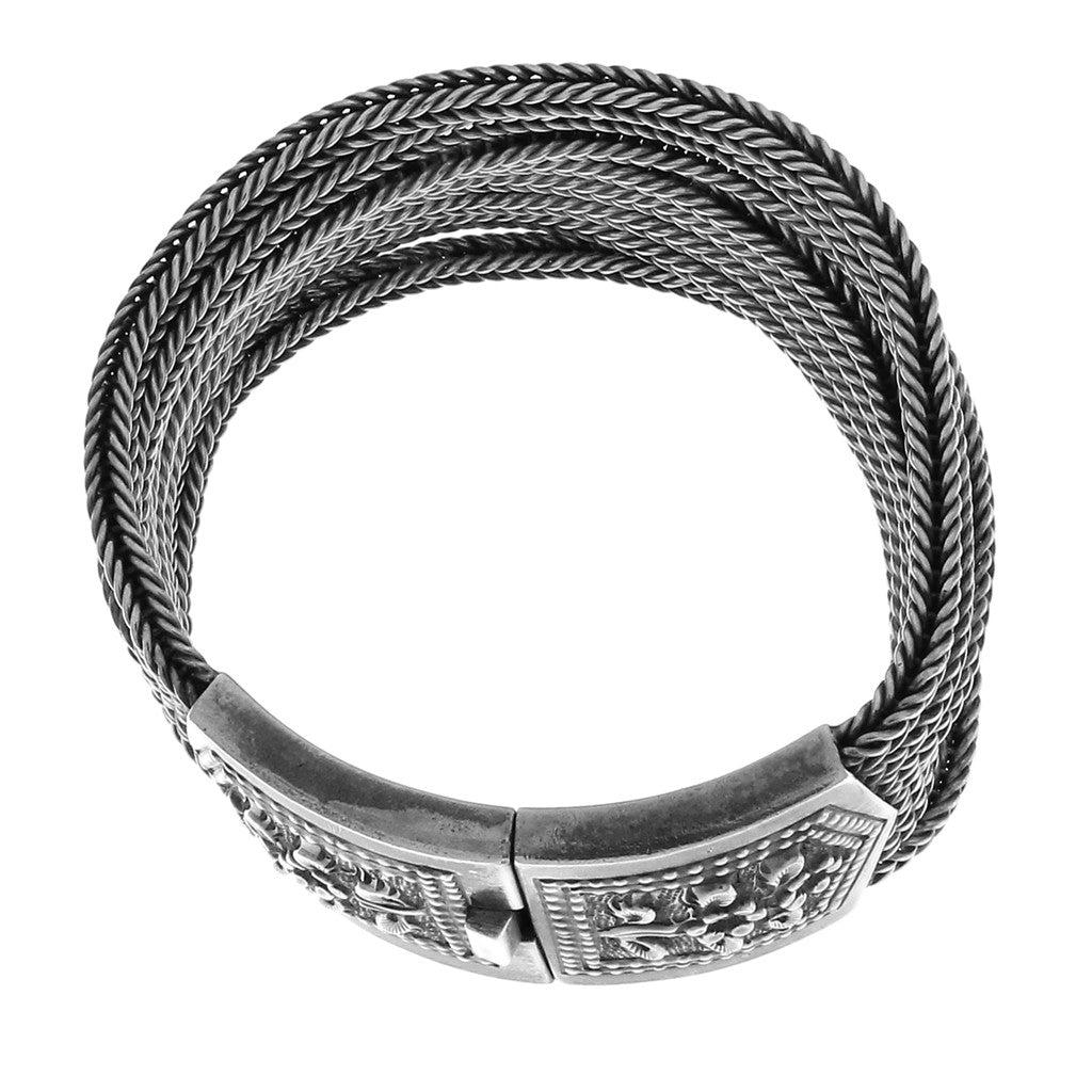 Bracciale in Argento: Coda di Volpe Multi-Filo