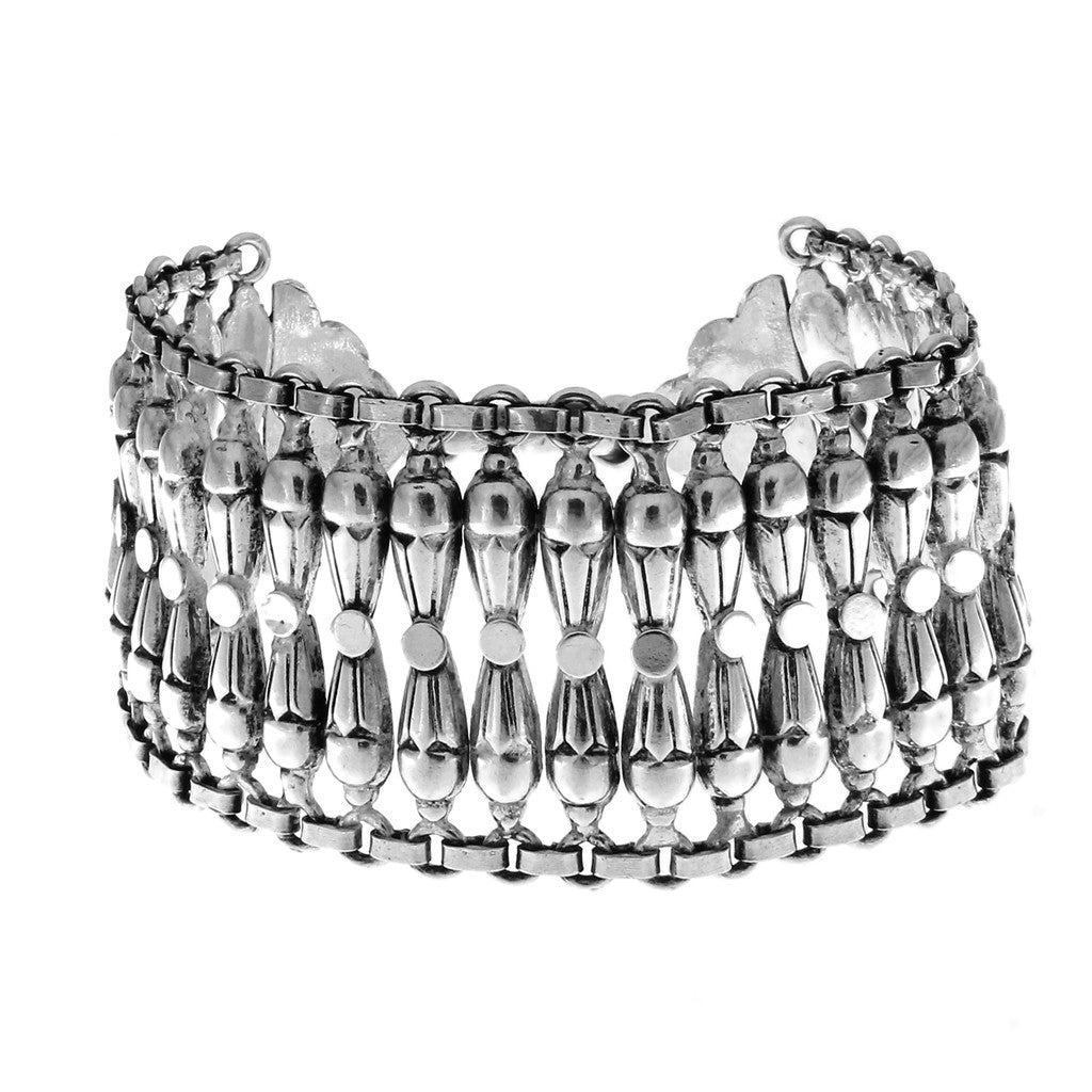 Bracciale in Argento: Semirigido a Doppia Staffa